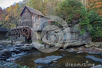 Glade Creek Grist Mill Editorial Stock Photo